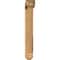 Ekena Millwork Traditional Arts and Crafts Smooth Bracket w/ Offset Brace, Western Red Cedar, 5 1/2"W x 32"D x 38"H BKT0604X32X38TRA03SWR - alternate 3